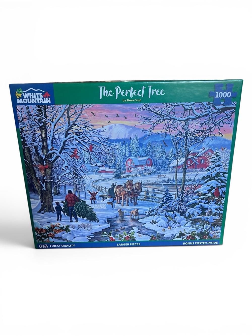 White Mountain The Perfect Tree by Steve Crisp 1000 Piece Jigsaw Puzzle